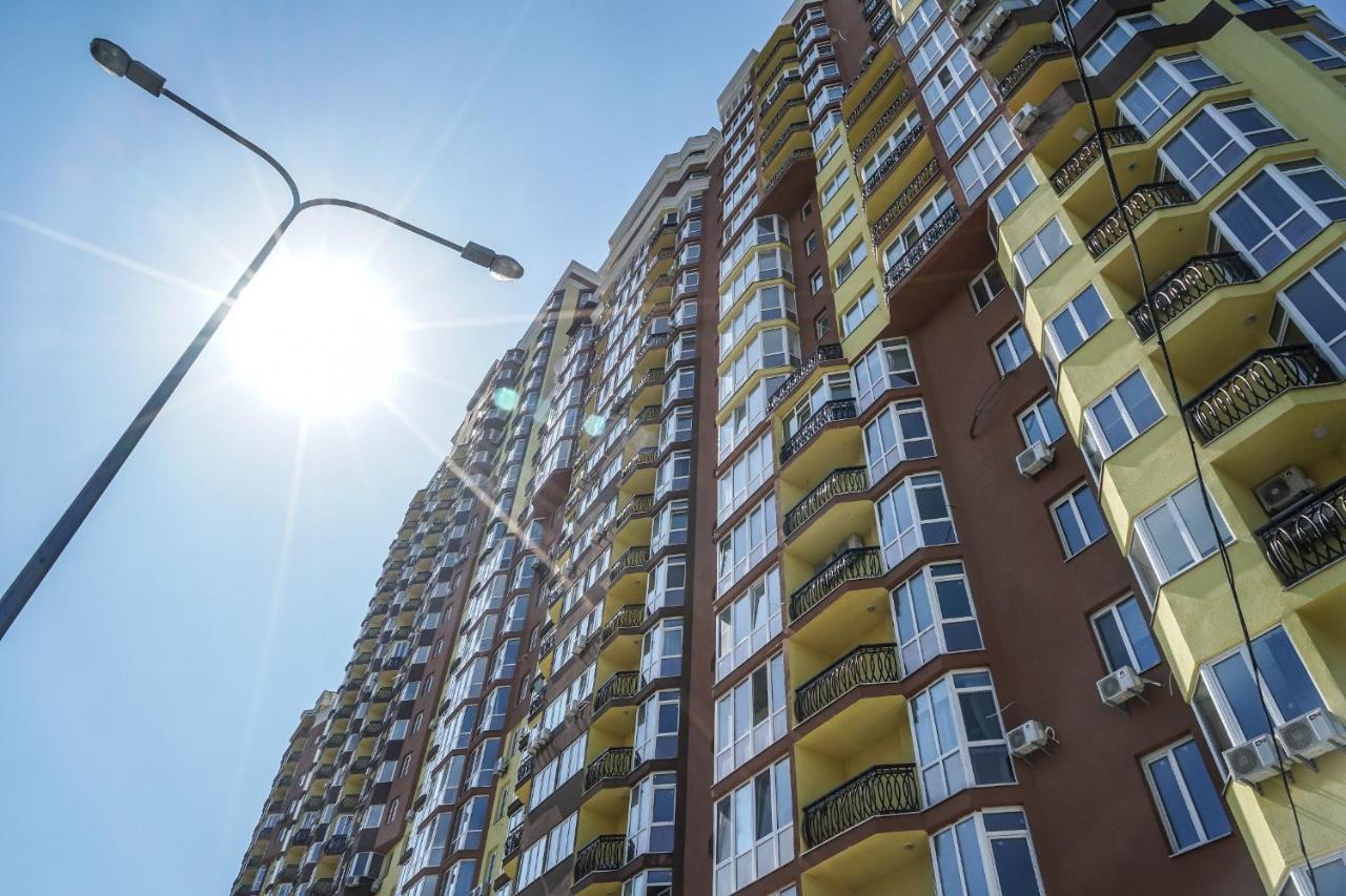 Cozy Apartment In A New Building Close To The Downtown 키예프 외부 사진